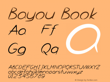 Bayou Book Version 1.00 February 11, 20图片样张