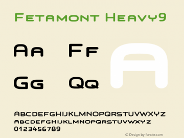 Fetamont Heavy9 Version 001.001图片样张
