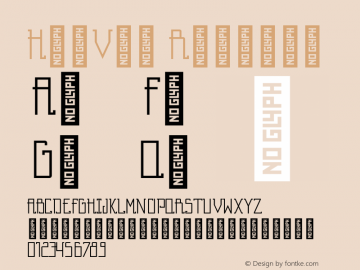 HoiVan Regular Version 1.000 Font Sample