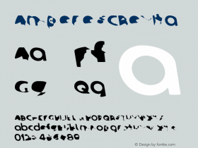 Ampere SCRevIta Version 1  Font Sample