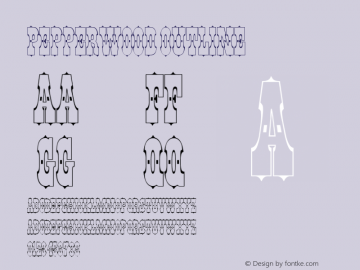 Pepperwood Outline Version 001.000 Font Sample