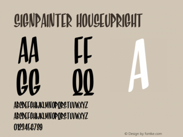 SignPainter-HouseUpright Version 001.000图片样张