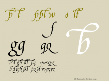 Poetica Supp Lowercase Alternates I Version 001.000图片样张