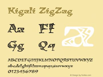 Kigali ZigZag Version 001.000图片样张