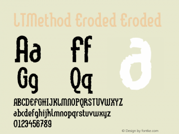 LinotypeMethod-Eroded Version 001.000图片样张