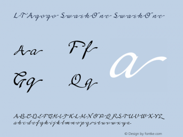 LinotypeAgogo-SwashOne Version 001.000 Font Sample