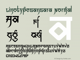 Linotype Sansara Version 001.000 Font Sample