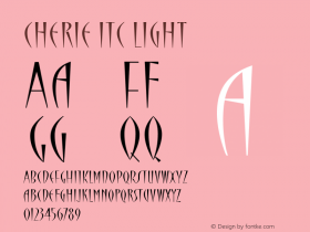 Cherie ITC Version 001.001 Font Sample