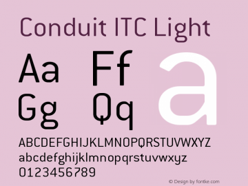 Conduit ITC Light Version 005.000图片样张