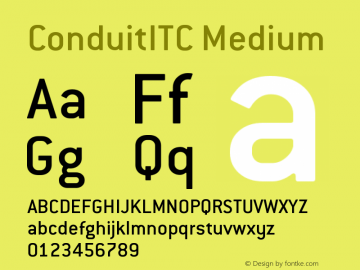 ConduitITC-Medium Version 001.000图片样张