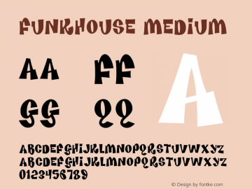 Funkhouse 001.000 Font Sample