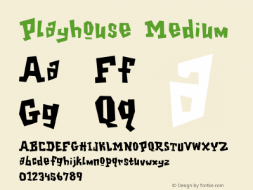 Playhouse 001.000 Font Sample