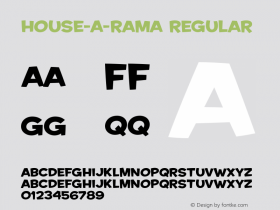 House-A-Rama-Kingpin 001.000 Font Sample