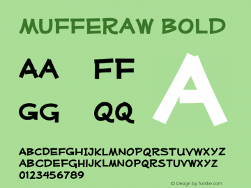 MufferawRg-Bold OTF 3.000;PS 001.001;Core 1.0.29 Font Sample