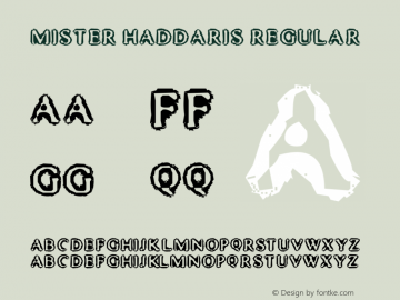 Mister Haddaris Regular 1.681234图片样张