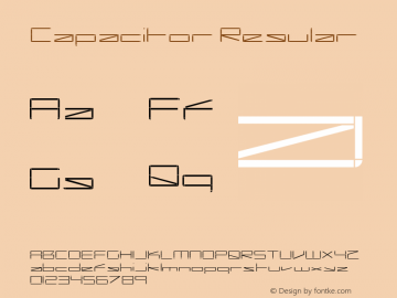 Capacitor Regular OTF 3.000;PS 001.001;Core 1.0.29 Font Sample