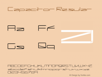 Capacitor Regular OTF 3.000;PS 001.001;Core 1.0.29图片样张