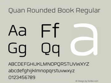 Quan-RoundedBook Version 1.000图片样张