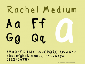 Rachel Medium Version 001.000图片样张