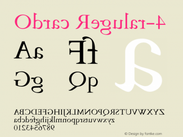 Odrac Version 1.0451 Font Sample