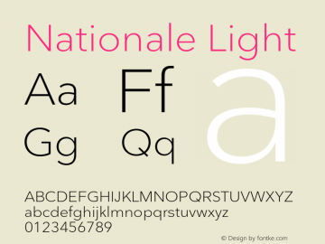Nationale-Light Version 1.002图片样张