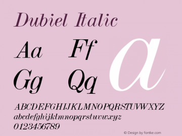 Dubiel Italic Altsys Metamorphosis:3/7/92图片样张