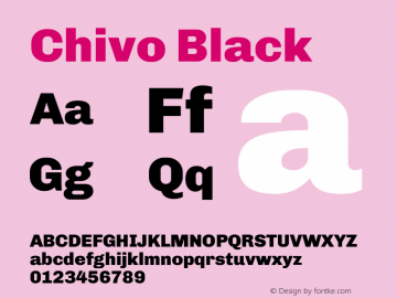 Chivo Black Version 1.001图片样张