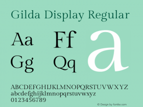 Gilda Display Version 1.001图片样张