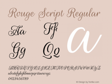 Rouge Script Version 1.003图片样张