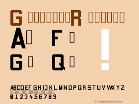 General Version 001.000 Font Sample