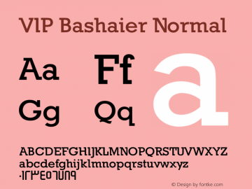 VIP Bashaier Normal Version 1.00 September 12, 2014, initial release图片样张