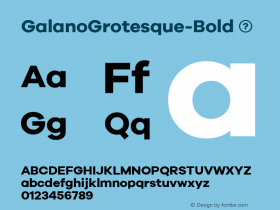 ☞Galano Grotesque Bold Version 1.000;PS 001.000;hotconv 1.0.70;makeotf.lib2.5.58329;com.myfonts.easy.rene-bieder.galano-grotesque.bold.wfkit2.version.4k2j图片样张