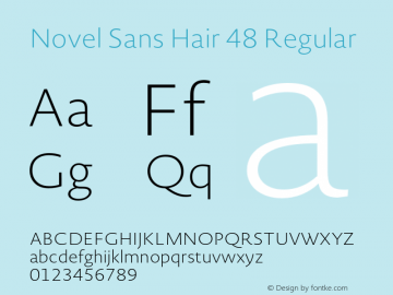 NovelSansHair-48 001.000;com.myfonts.easy.atlas-font-foundry.novel-sans-hair-pro.48.wfkit2.version.4hVe Font Sample