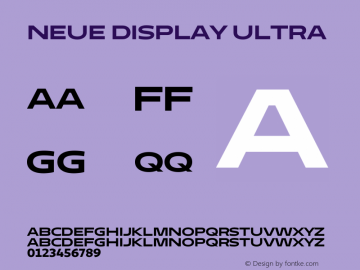 NeueDisplay-Ultra Version 1.0; 2011图片样张