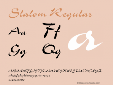 Slalom Regular Publisher's Paradise -- Media Graphics International Inc.图片样张