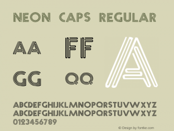 Neon Caps Regular Media Graphics International: Publisher's Paradise (TM) October 1994图片样张