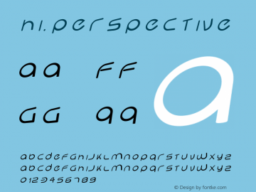 Hi. Perspective Version 1.996图片样张
