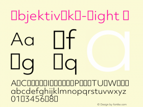 ☞Objektiv Mk2 Light Version 1.000;com.myfonts.easy.daltonmaag.objektiv.2light.wfkit2.version.4t5R Font Sample