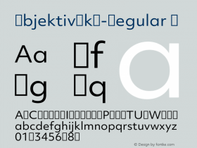 ☞Objektiv Mk2 Version 1.000;com.myfonts.easy.daltonmaag.objektiv.2regular.wfkit2.version.4t6i Font Sample