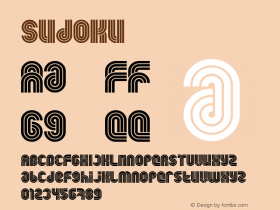 ☞Sudoku Version 001.000;com.myfonts.font-fabric.sudoku.regular.wfkit2.3nFS Font Sample