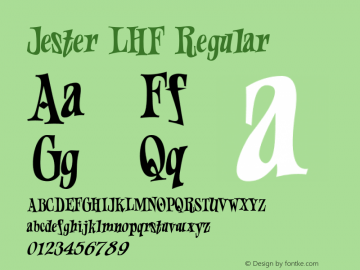 JesterLHF-Regular Version 001.901图片样张