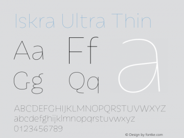 Iskra-UltraThin Version 1.000图片样张