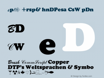 DTP´s-Weltsprachen Regular Version 1.00图片样张