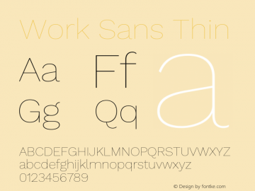 WorkSans-Thin Version 1.500图片样张