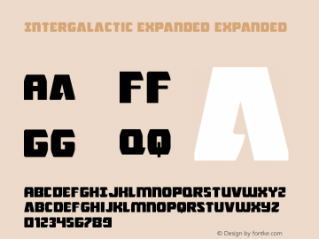 Intergalactic Expanded Version 1.0; 2016图片样张