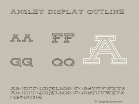 AnsleyDisplay-Outline 1.000 Font Sample