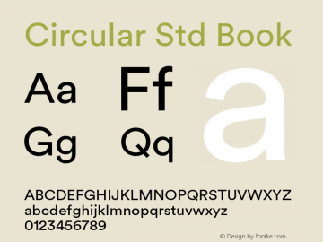 Circular Std Book Version 1.001; build 0002图片样张