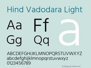 Hind Vadodara Light Version 1.001;PS 1.0;hotconv 1.0.86;makeotf.lib2.5.63406; ttfautohint (v1.5.33-1714) -l 8 -r 50 -G 200 -x 13 -D latn -f gujr -w G -W -c -X 