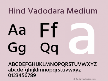 Hind Vadodara Medium Version 1.001;PS 1.0;hotconv 1.0.86;makeotf.lib2.5.63406; ttfautohint (v1.5.33-1714) -l 8 -r 50 -G 200 -x 13 -D latn -f gujr -w G -W -c -X 