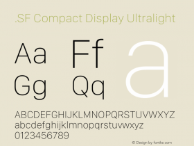 .SF Compact Display Ultralight 12.0d8e1图片样张